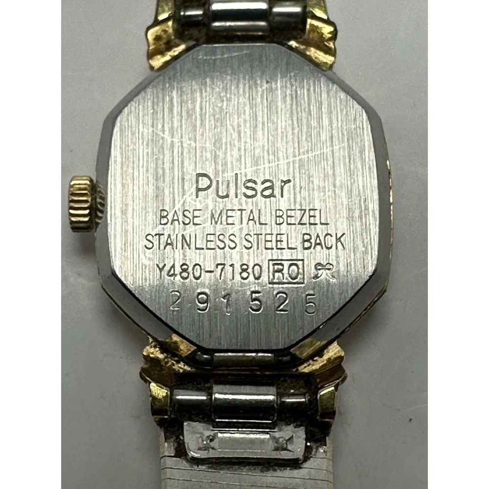 Pulsar Y480-7180 Ladies Watch 18MM 6.5